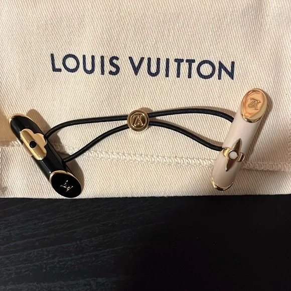 Louis Vuitton Rare Ponytail Holder - ❤️ NEW - Picture 2 of 5